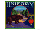 Uniform Orange Label - Orosi  CA