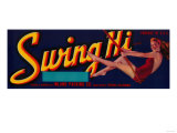 Swing Hi Peach Label - Fresno  CA