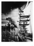 Ship Construction in Germany Photograph - Hamburg  Germany