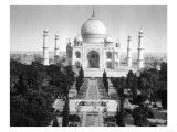 Taj Mahal in Agra  India Photograph - Agra  India