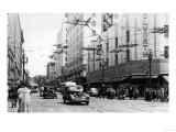 Seattle  WA Street Scene Downtown Photograph - Seattle  WA