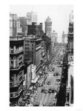 San Francisco  CA View of Market Street Photograph - San Francisco  CA