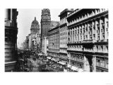 San Francisco  CA Market Street from Fifth Photograph - San Francisco  CA
