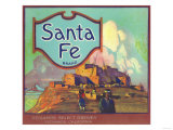 Santa Fe Orange Label - Redlands  CA