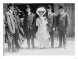 Orville  Wilbur  and Katherine Wright et al Photograph