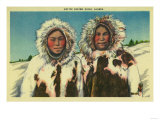 Native Eskimo Girls in Alaska - Alaska State