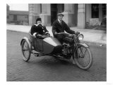 Harley Davidson Motorcycle Photograph - Seattle  WA