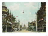 View of Mariposa Street Facing City Hall - Fresno  CA