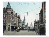 View of Mariposa Street - Fresno  CA