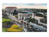 Aerial View of the Pike - Long Beach  CA
