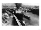 World Famous Ballard Canal Locks in Seattle  WA Photograph - Seattle  WA