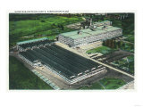 Aerial View of Goodyear-Zeppelin Fabrication Plant - Akron  OH