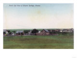 Aerial View of the Town - Sharon Springs  KS