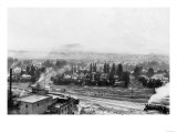 A Winter Aerial View of City - Missoula  MT