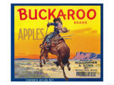 Buckaroo Apple Label - Wenatchee  WA