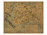Alaska - Klondyke Board Game  Panoramic Map