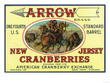 Arrow Brand Cranberry Label
