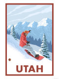 Snowboarder Scene - Utah