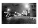 Anchorage  Alaska View of 4th Ave at night Photograph