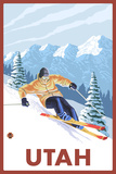 Downhill Snow Skier - Utah