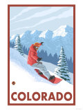 Snowboarder Scene - Colorado