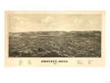 Amherst  Massachusetts - Panoramic Map