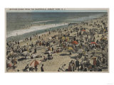Asbury Park  NJ - Bathing Scene from Boardwalk