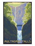 Multnomah Falls  Oregon - Maiden of the Falls