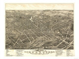 Akron  Ohio - Panoramic Map No 2 - Akron  OH