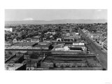 Yakima  WA Town View and Mt Adams Photograph - Yakima  WA