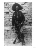 Volunteer Mexican Soldier with Rifle Photograph - Mexico