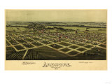 Ardmore  Oklahoma - Panoramic Map - Ardmore  OK