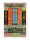 Greco Romain Style  Plate IX from Polychrome Ornament Published Paris   1869