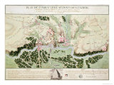 Plan of Events at the Battle of Gunzburg Between Austrian and French Troops in 1805  1808