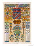 Egyptian Style  Plate II from Polychrome Ornament  Engraved by Pralon  Published Paris  1869