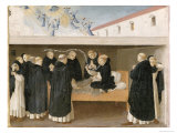 The Death of St Dominic  from the Predella Panel of the Coronation of the Virgin  c1430-32