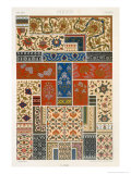 Indian Style  Plate XVIII from Polychrome Ornament Engraved by FDurin  c1869