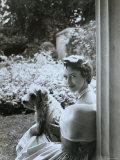 Portrait of the Late Princess Margaret with Her Dog