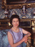 Queen Elizabeth II at Buckingham Palace  London  England