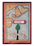 Map of the Spice Islands from an Account of the Voyage of Ferdinand Magellan