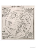 Map of the Southern Sky  Cardinal Lang Von Wellenburg Dedication  Imperial Copyright  1515