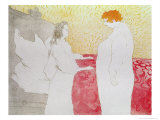 Woman in Bed  Waking Up  1896