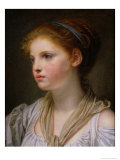 Girl with a Blue Ribbon