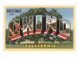 Greetings from Chino  California