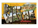 Greetings from Ft Wayne  Indiana