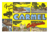 Greetings from Carmel  California