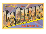 Greetings from Los Angeles  California