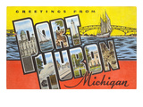 Greetings from Port Huron  Michigan