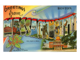 Greetings from Boston  Massachusetts
