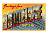 Greetings from Baltimore  Maryland